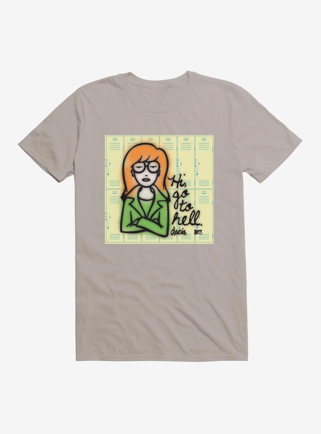 Daria Go To Hell T-Shirt, LIGHT GREY, hi-res