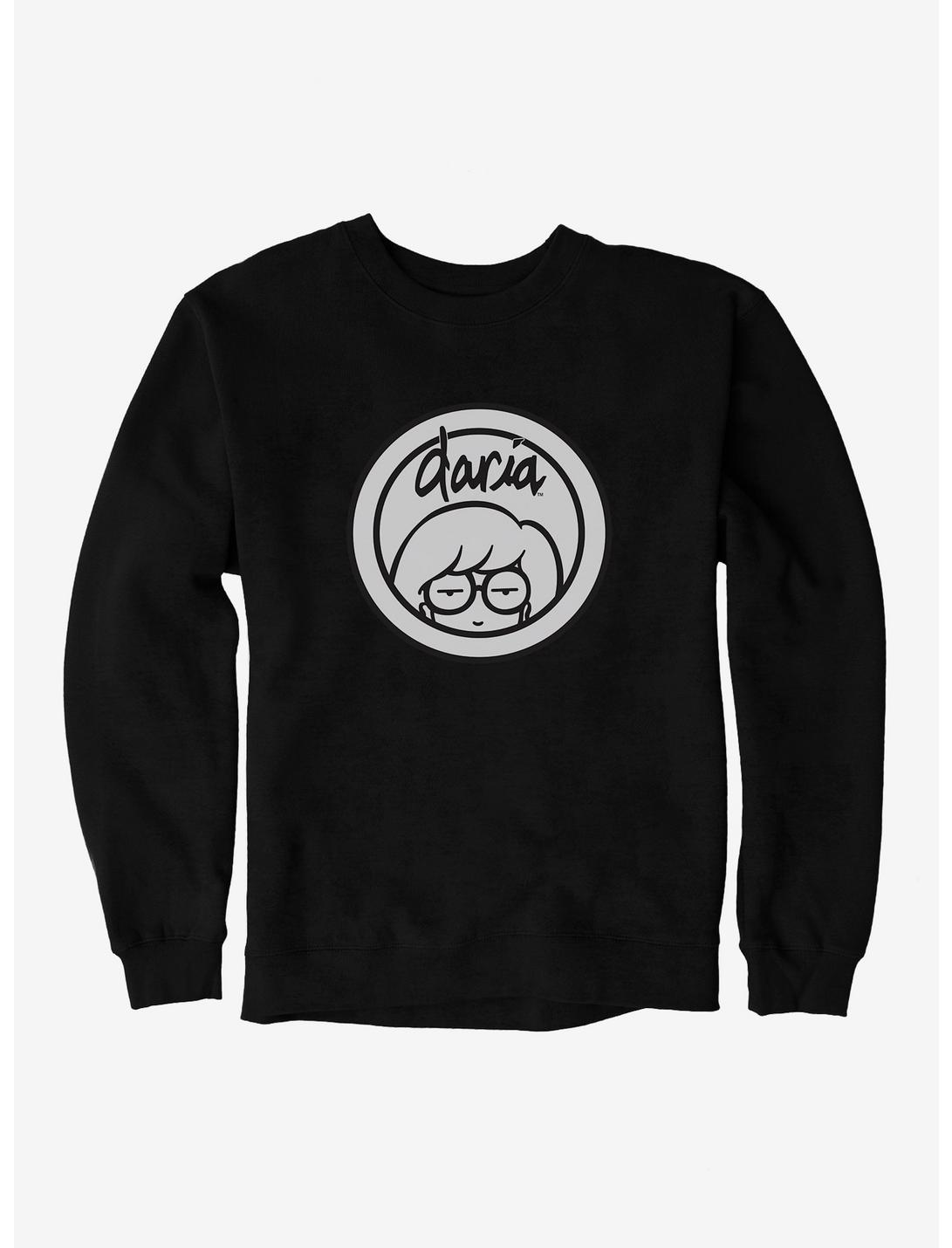 Daria Black Classic Logo Sweatshirt, , hi-res