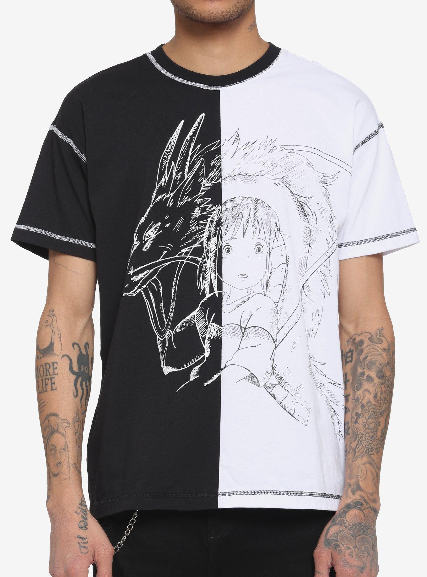 Spirited Away Haku and Chihiro Graphic T Shirt