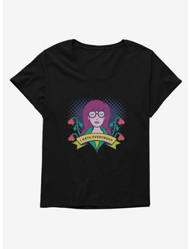 Daria I Hate Everybody Womens T-Shirt Plus Size, , hi-res