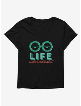 Daria Life Sucks Green Frames Womens T-Shirt Plus Size, , hi-res