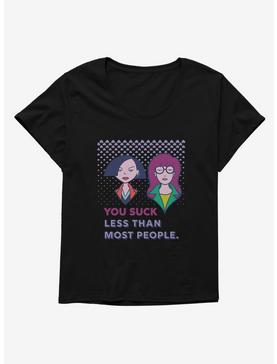 Daria You Suck Less Than Most People Womens T-Shirt Plus Size, , hi-res