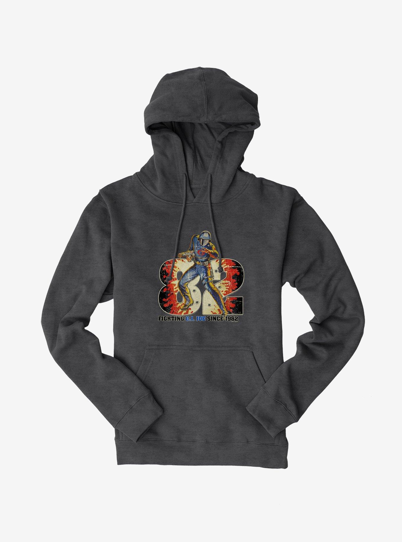 G.I. Joe Cobra Commander Eighty Two Hoodie, CHARCOAL HEATHER, hi-res