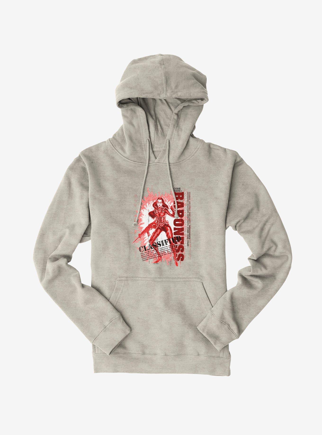 G.I. Joe Code Name Baroness Hoodie, OATMEAL HEATHER, hi-res