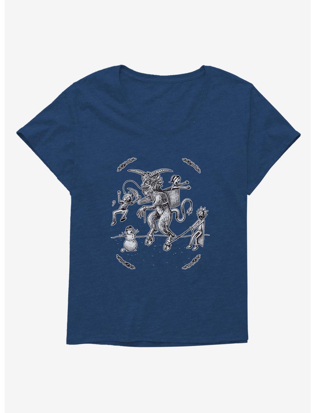 Rick And Morty Krampus Girls T-Shirt Plus Size, , hi-res