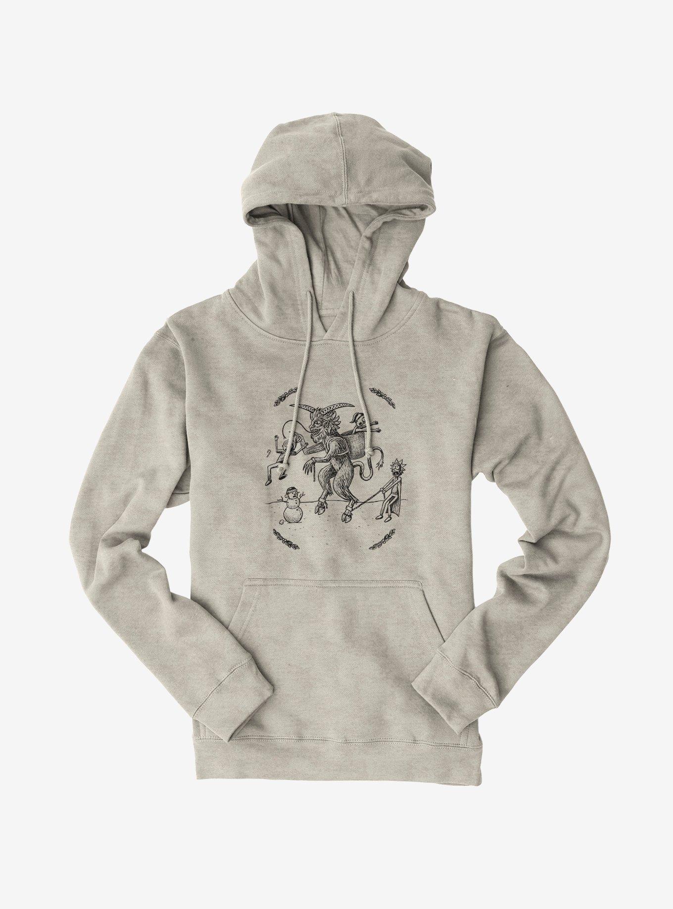 Rick And Morty Krampus Hoodie, , hi-res