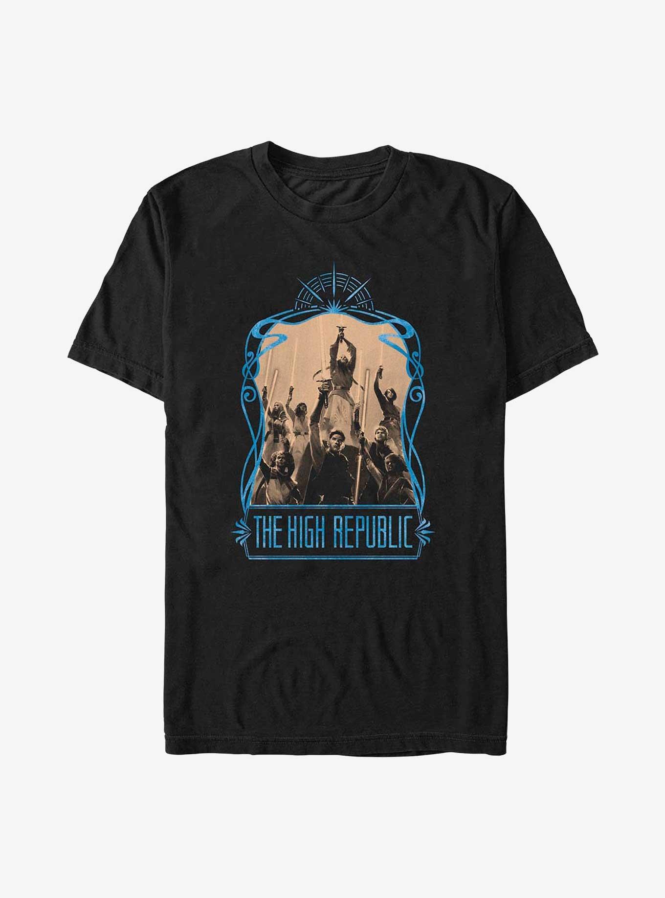 Star Wars: The High Republic Republic Heroes T-Shirt, BLACK, hi-res