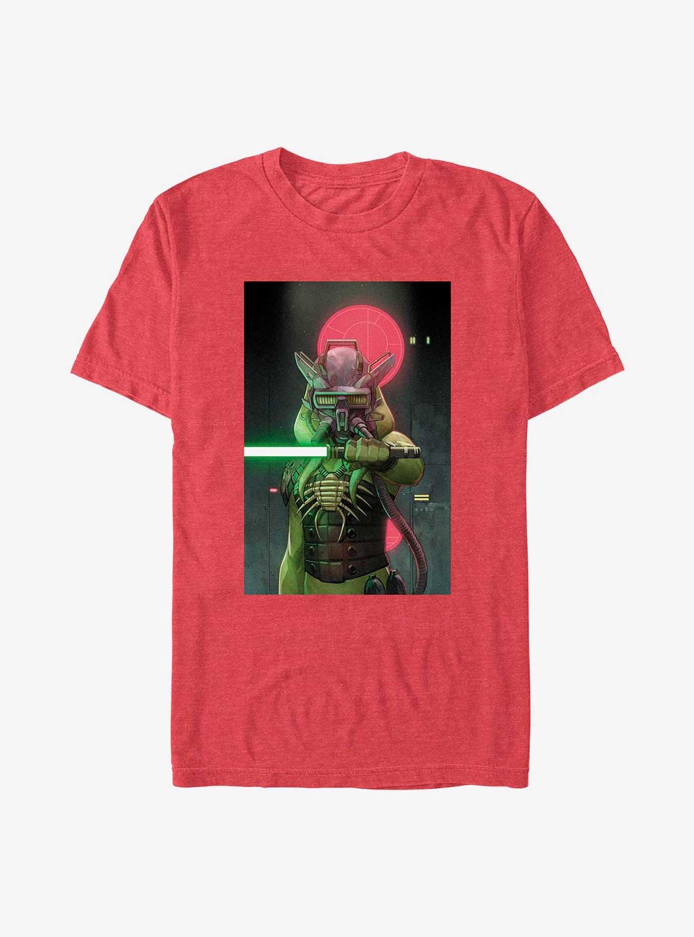 Star Wars: The High Republic Twi'Lek Poster T-Shirt, RED HTR, hi-res