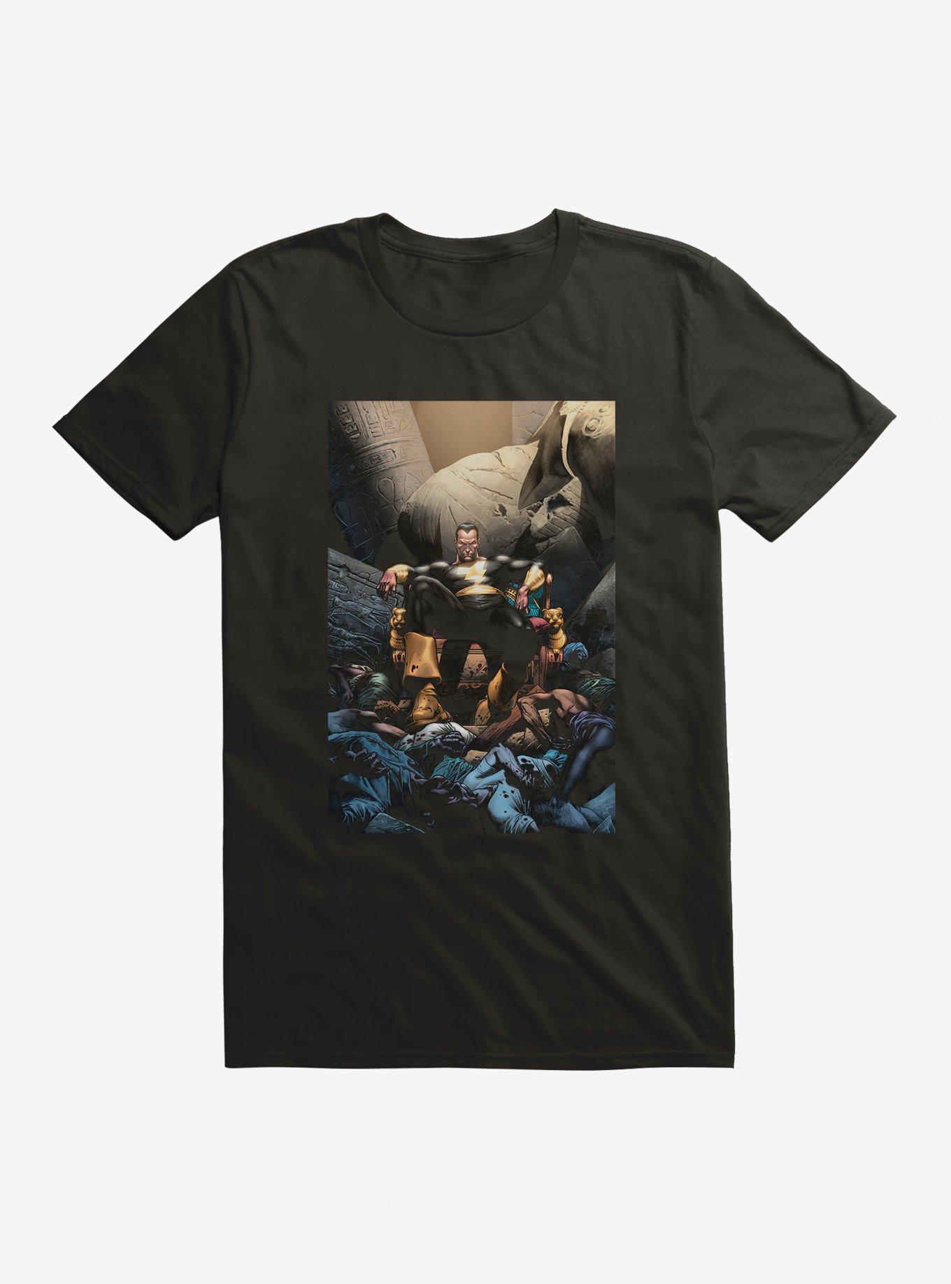 DC Comics Black Adam Throne T-Shirt, BLACK, hi-res