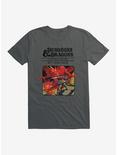 Dungeons & Dragons Vintage Dragon and the Knight T-Shirt, CHARCOAL, hi-res