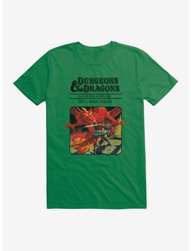 Dungeons & Dragons Vintage Dragon and the Knight T-Shirt, KELLY GREEN, hi-res