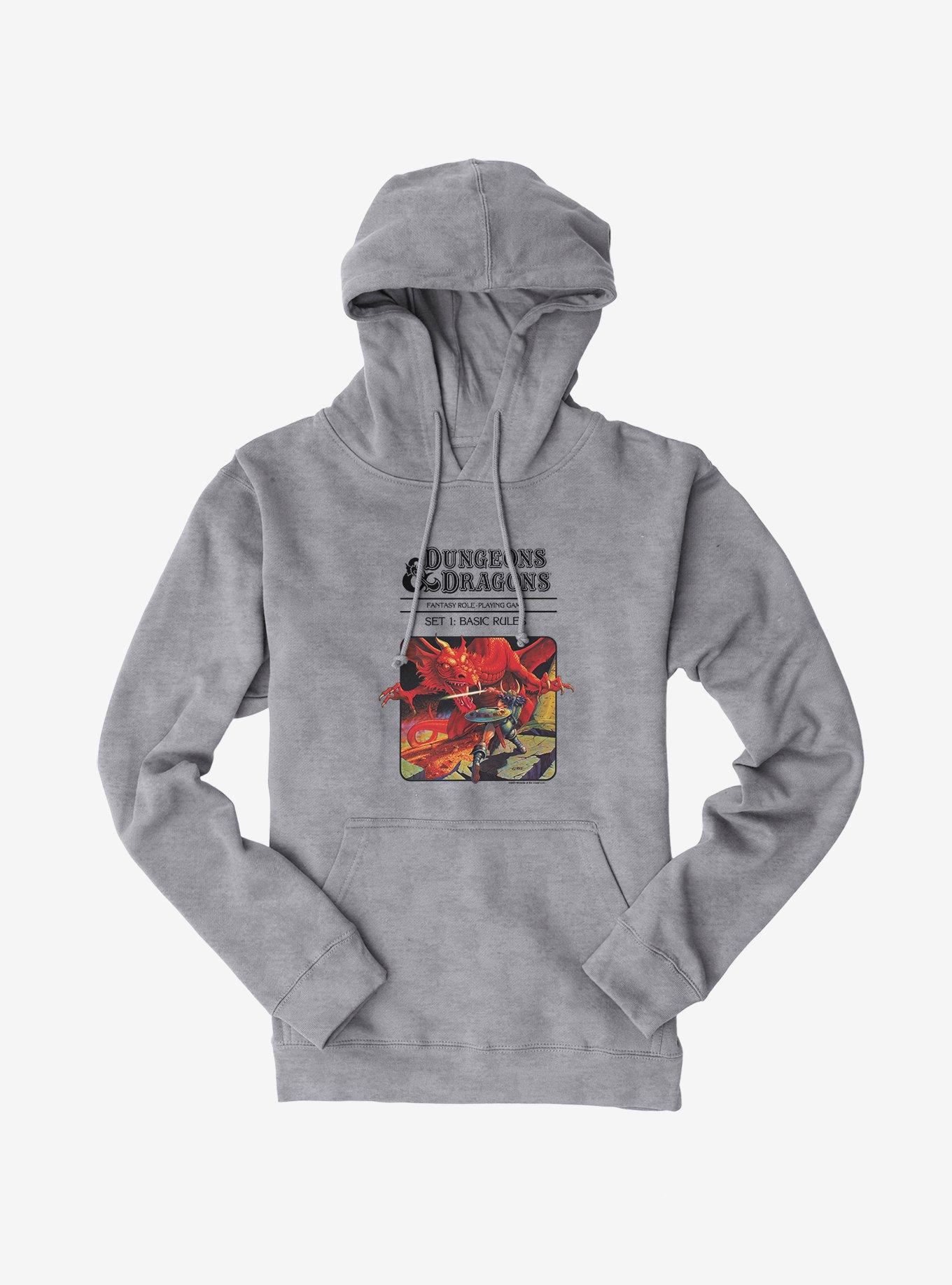 Dungeons & Dragons Vintage Dragon and the Knight Hoodie, , hi-res