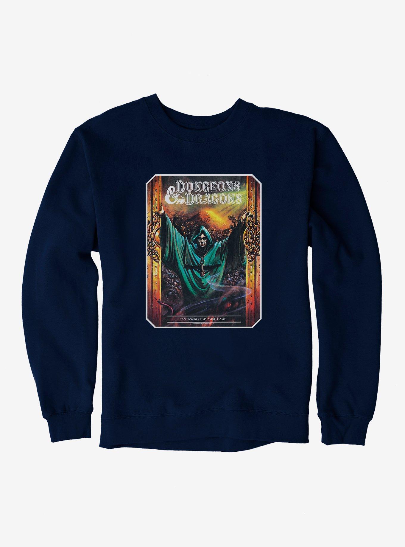 Dungeons & Dragons Vintage Sorcerer Sweatshirt, NAVY, hi-res