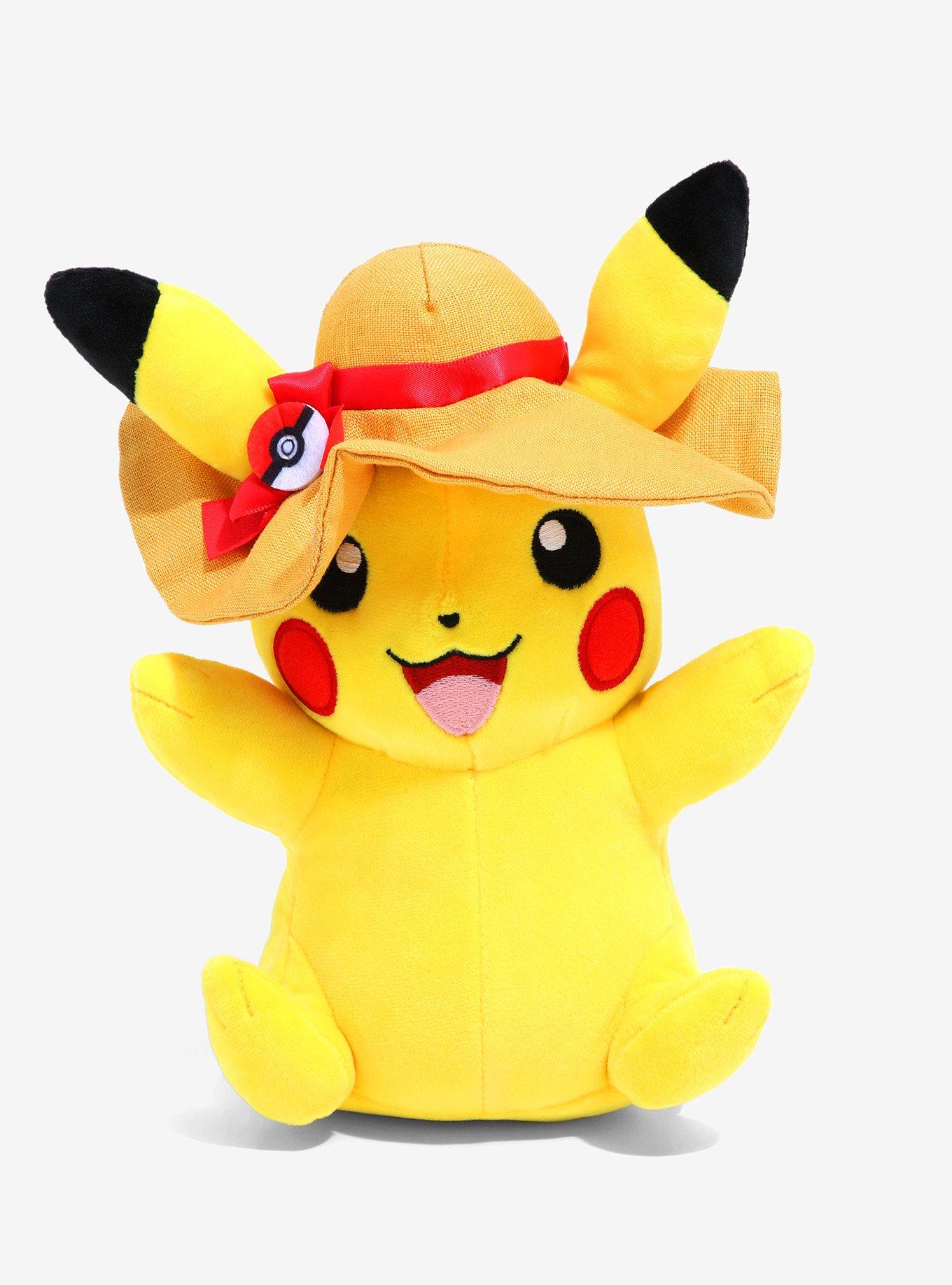 Pokémon Pikachu with Summer Hat 8 Inch Plush BoxLunch