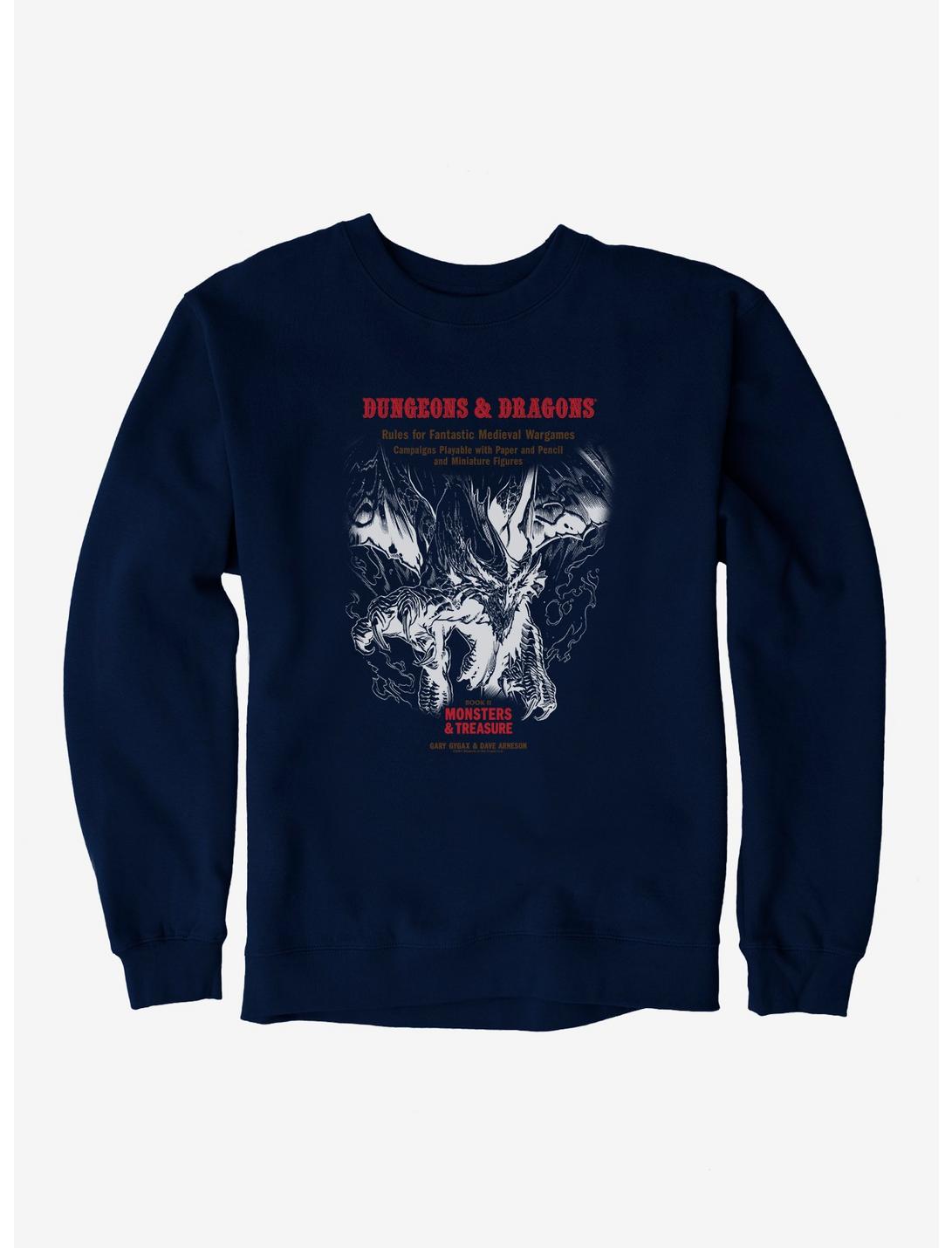Dungeons & Dragons White Box Dragon and Flames Sweatshirt, , hi-res