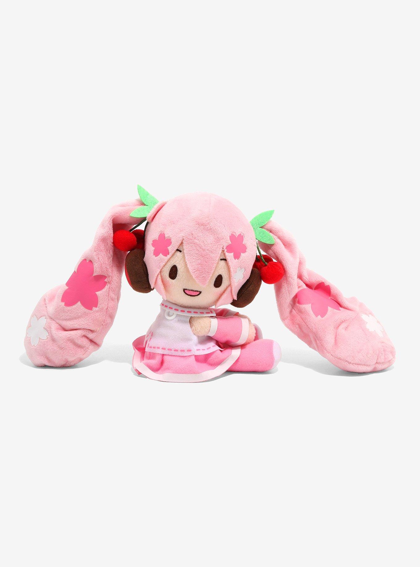 Kawaii Hatsune Miku Plush Shoulder Bag Sakura Miku Cherry Blossoms