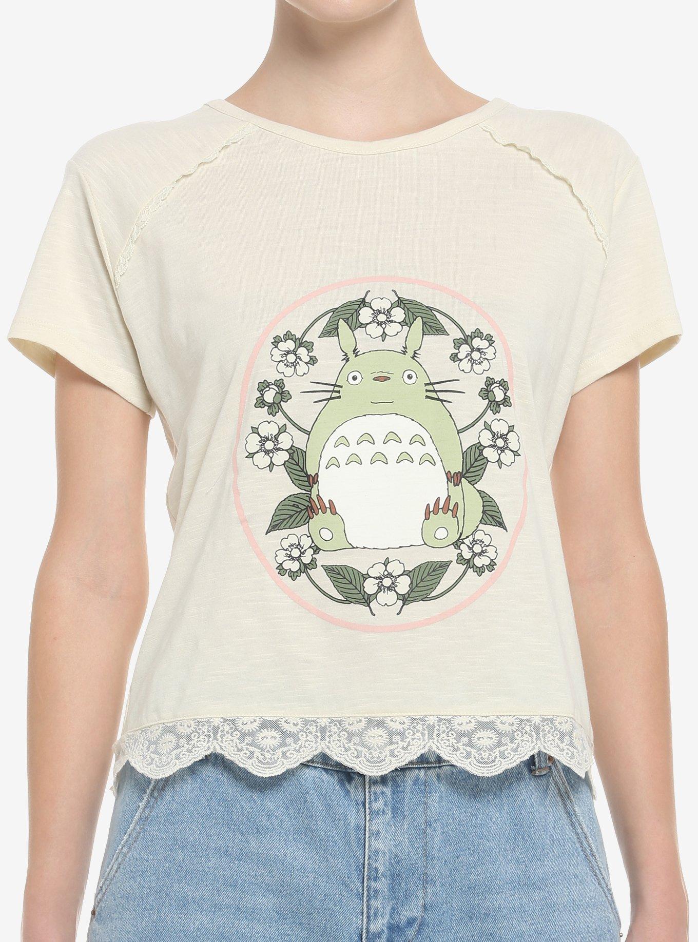 Her Universe Studio Ghibli My Neighbor Totoro Pink Bow T-Shirt, OFF WHITE, hi-res