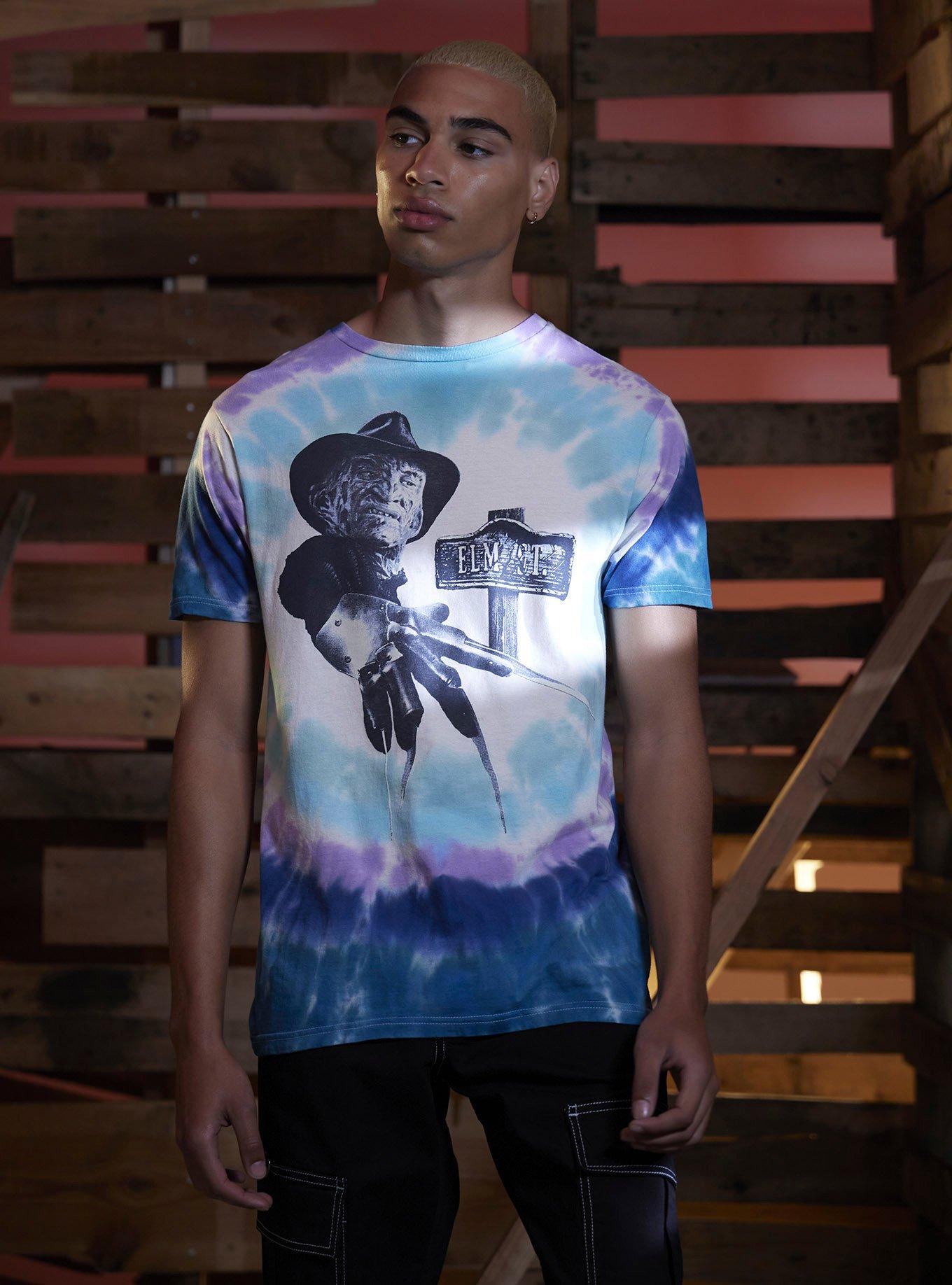 A Nightmare On Elm Street Freddy Tie-Dye T-Shirt | Hot Topic