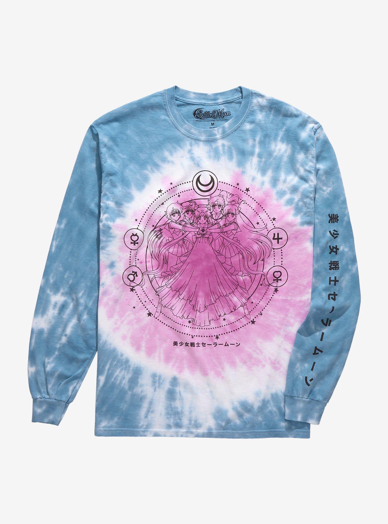 Purple Spider Tie-Dye Long Sleeve Shirts Kids