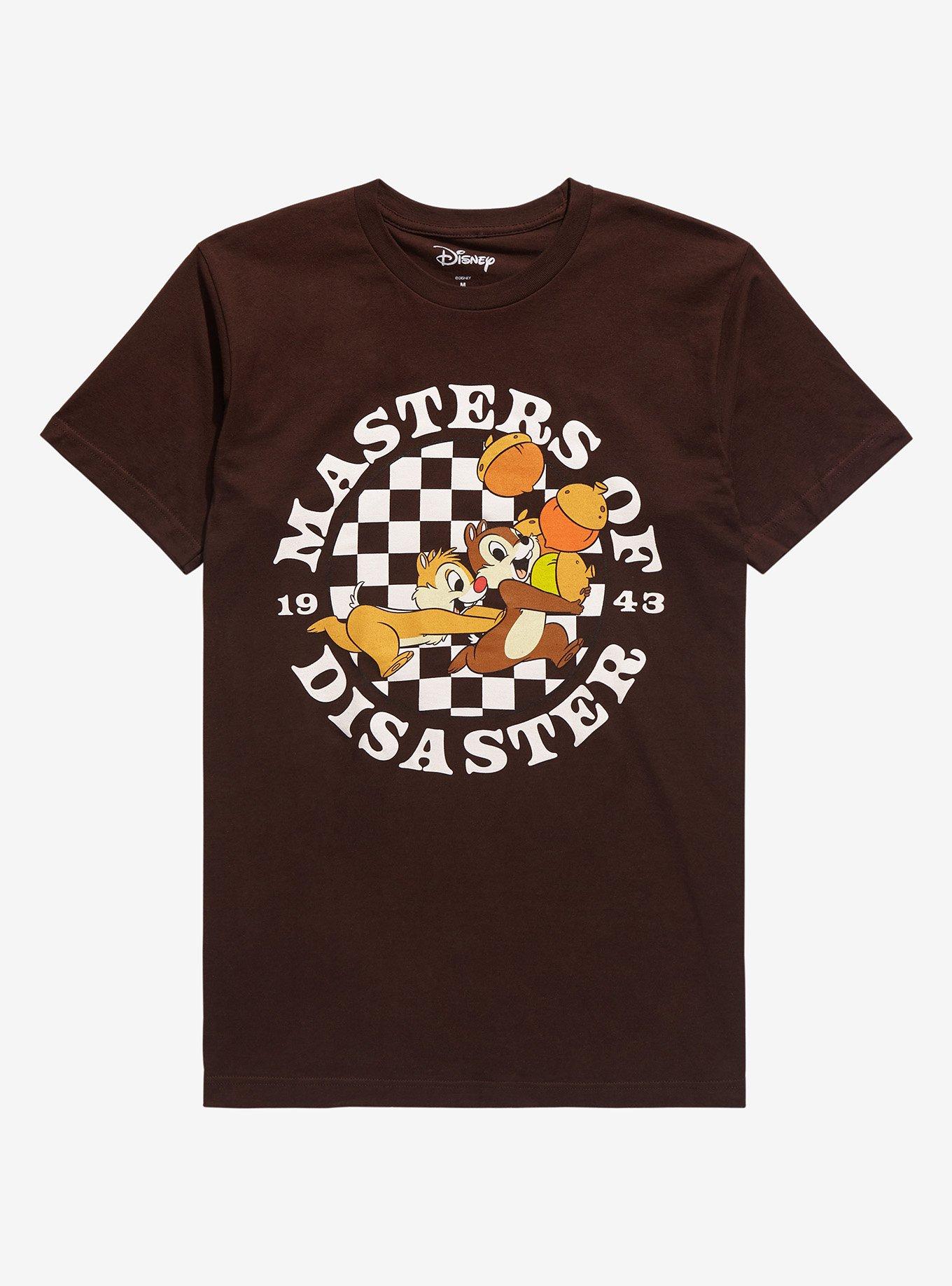 Disney Chip &lsquo;n Dale Masters of Disaster T-Shirt - BoxLunch Exclusive , BROWN, hi-res