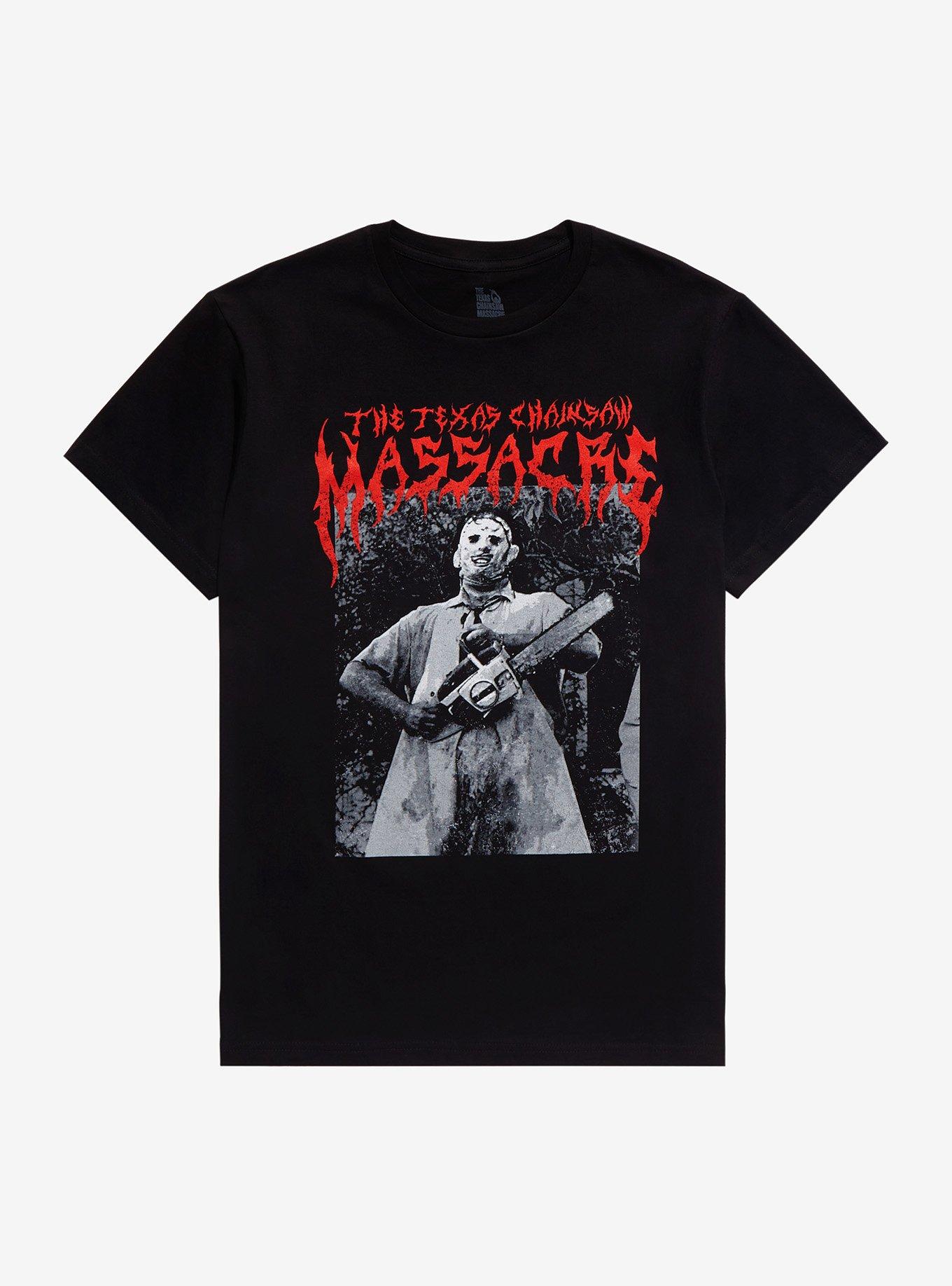 The Texas Chainsaw Massacre Metal T-Shirt, BLACK, hi-res