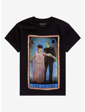 Universal Monsters Bride Of Frankenstein Tarot Card T-Shirt, , hi-res