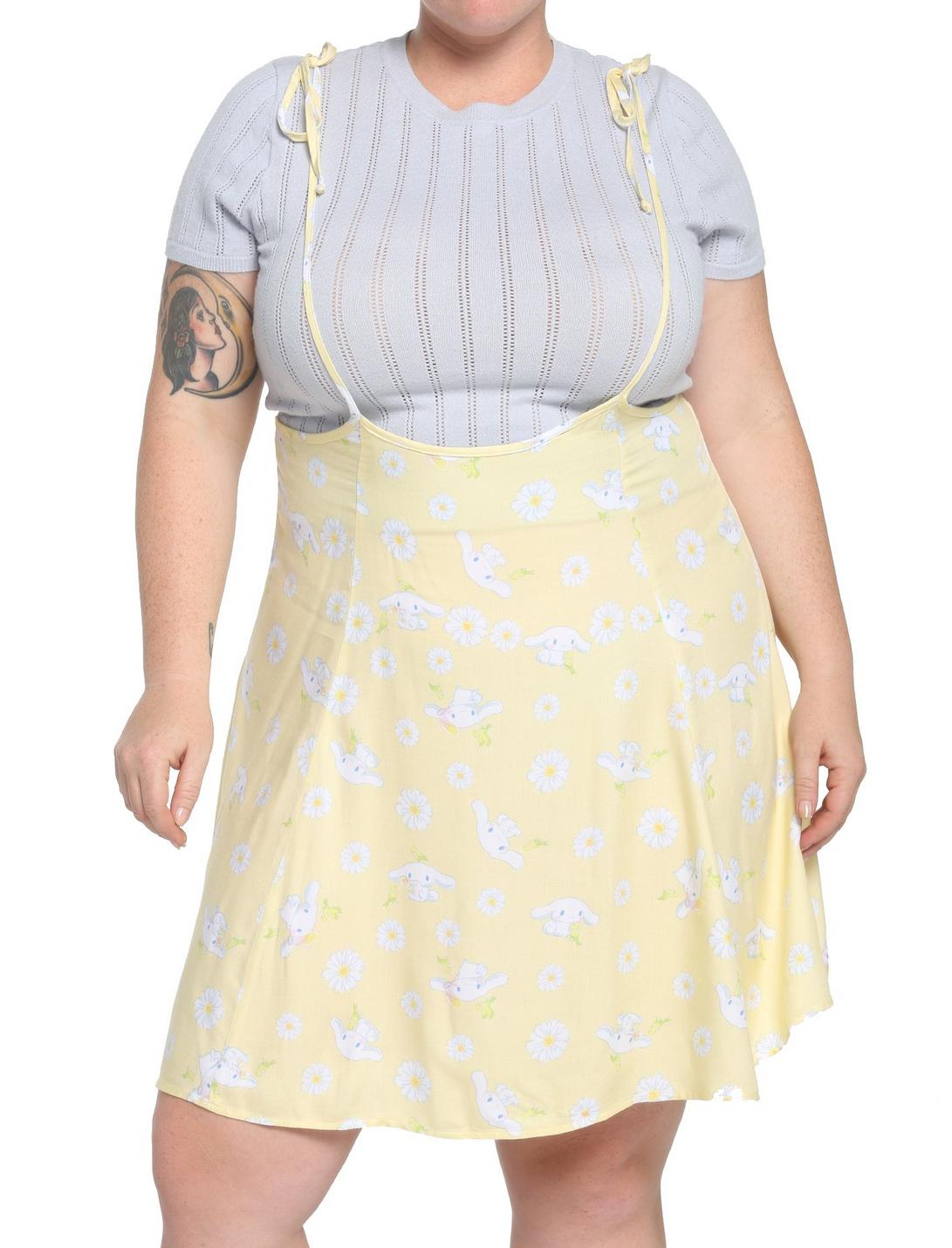 Cinnamoroll Daisy Suspender Skirt Plus Size, MULTI, hi-res