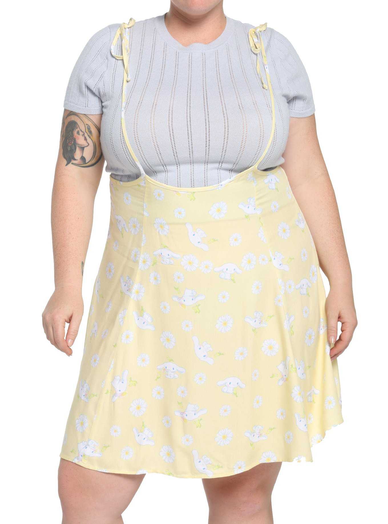 Cinnamoroll Daisy Suspender Skirt Plus Size, , hi-res
