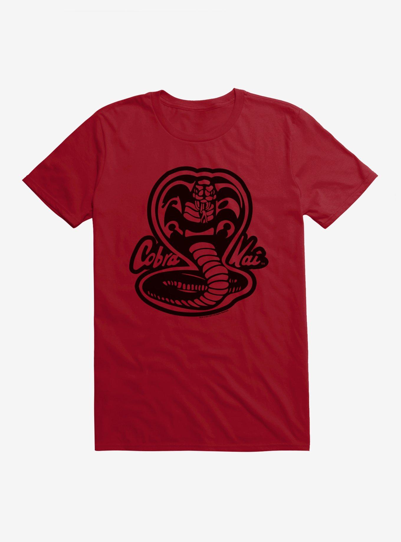Cobra Kai Black And White Logo T-Shirt, , hi-res