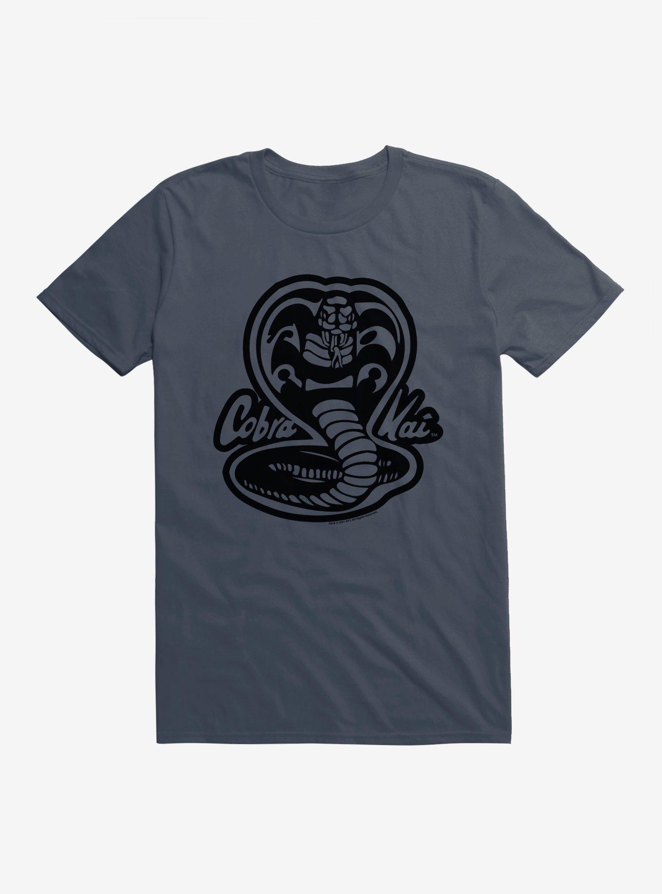 Cobra Kai Black And White Logo T-Shirt, LAKE, hi-res