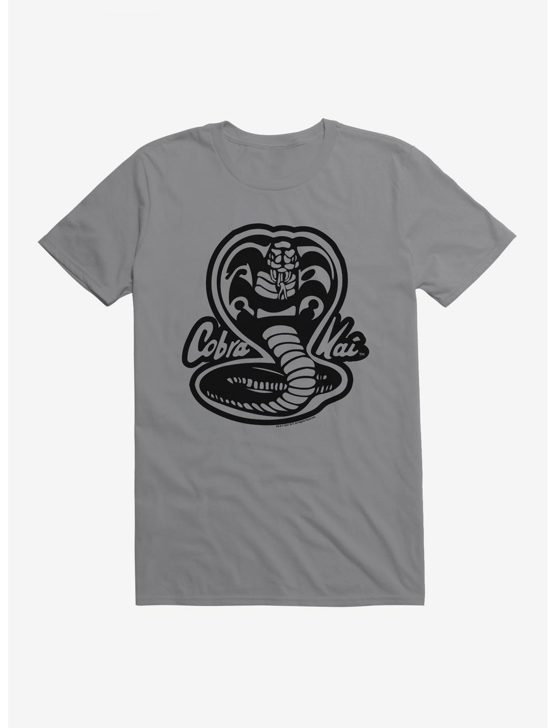 Cobra Kai Black And White Logo T-Shirt, STORM GREY, hi-res