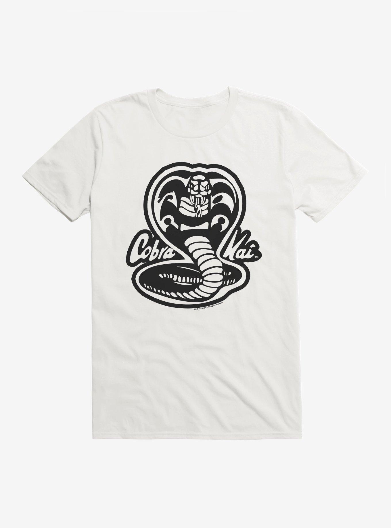 Cobra Kai Black And White Logo T-Shirt, , hi-res