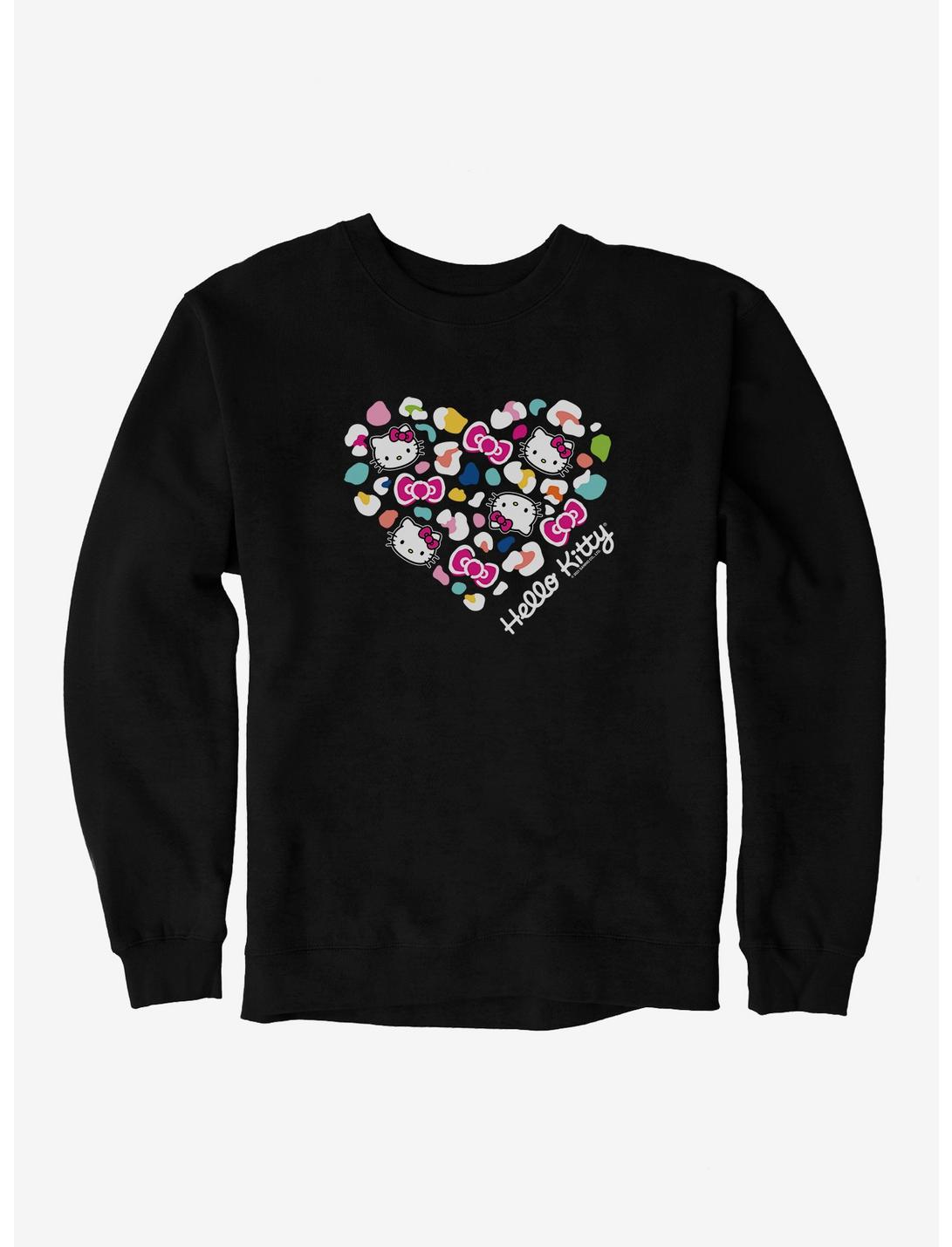 Hello Kitty Jungle Paradise Spotted Heart Sweatshirt, , hi-res