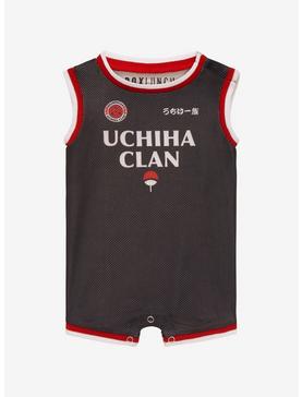 Naruto Shippuden Uchiha Clan Infant Basketball Jersey Romper - BoxLunch Exclusive, , hi-res