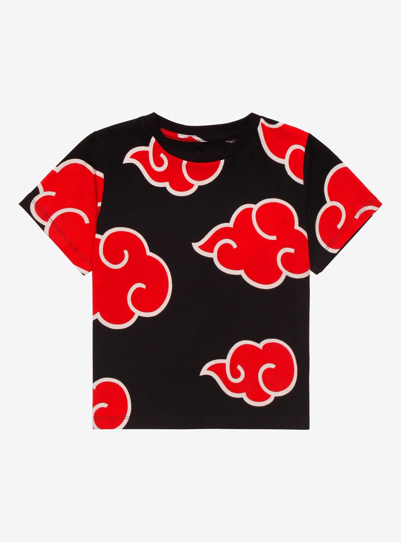 Naruto Shippuden Akatsuki Clouds Allover Print Toddler T-Shirt - BoxLunch Exclusive, , hi-res