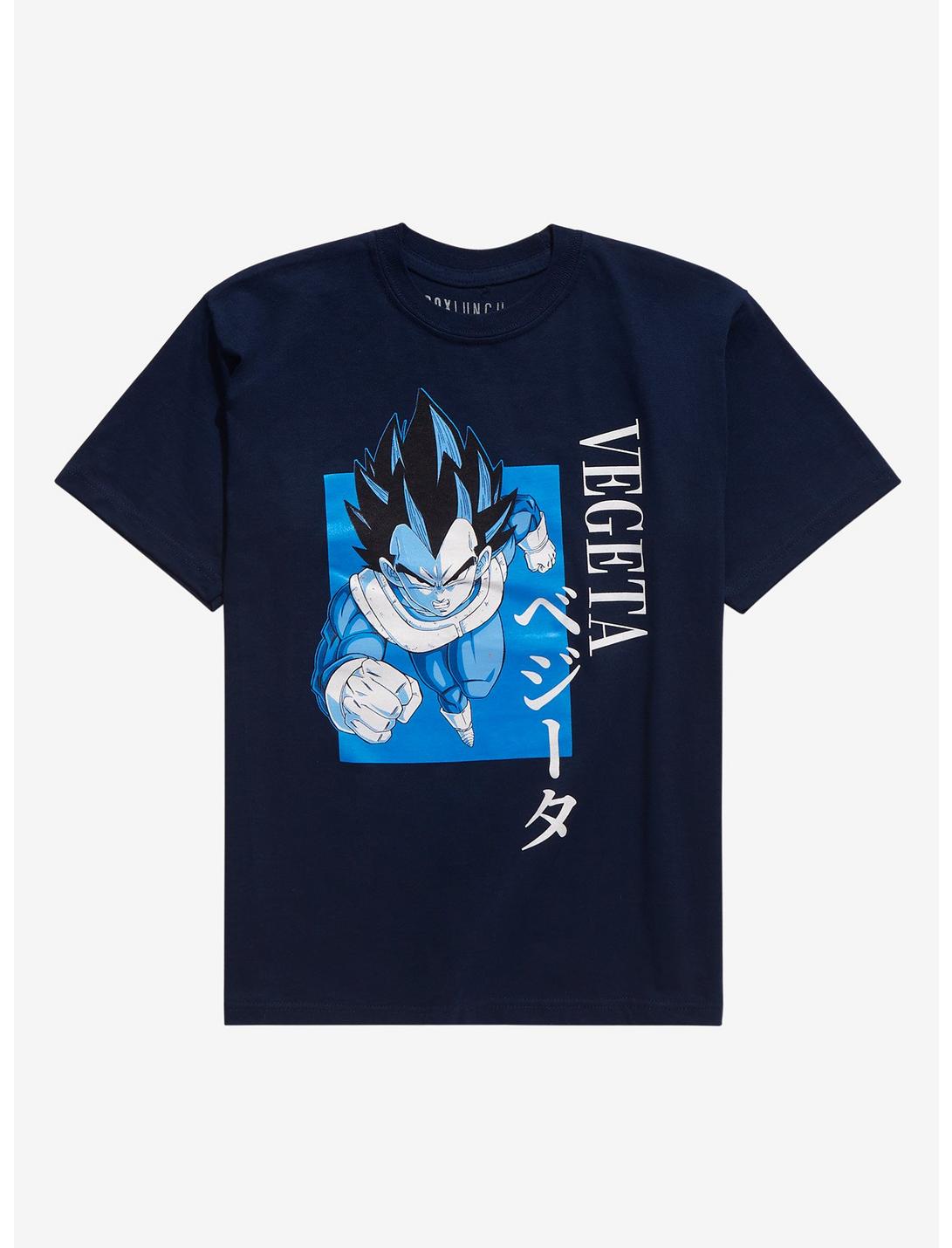 Dragon Ball Z Vegeta Katakana Youth T-Shirt - BoxLunch Exclusive, BLACK, hi-res