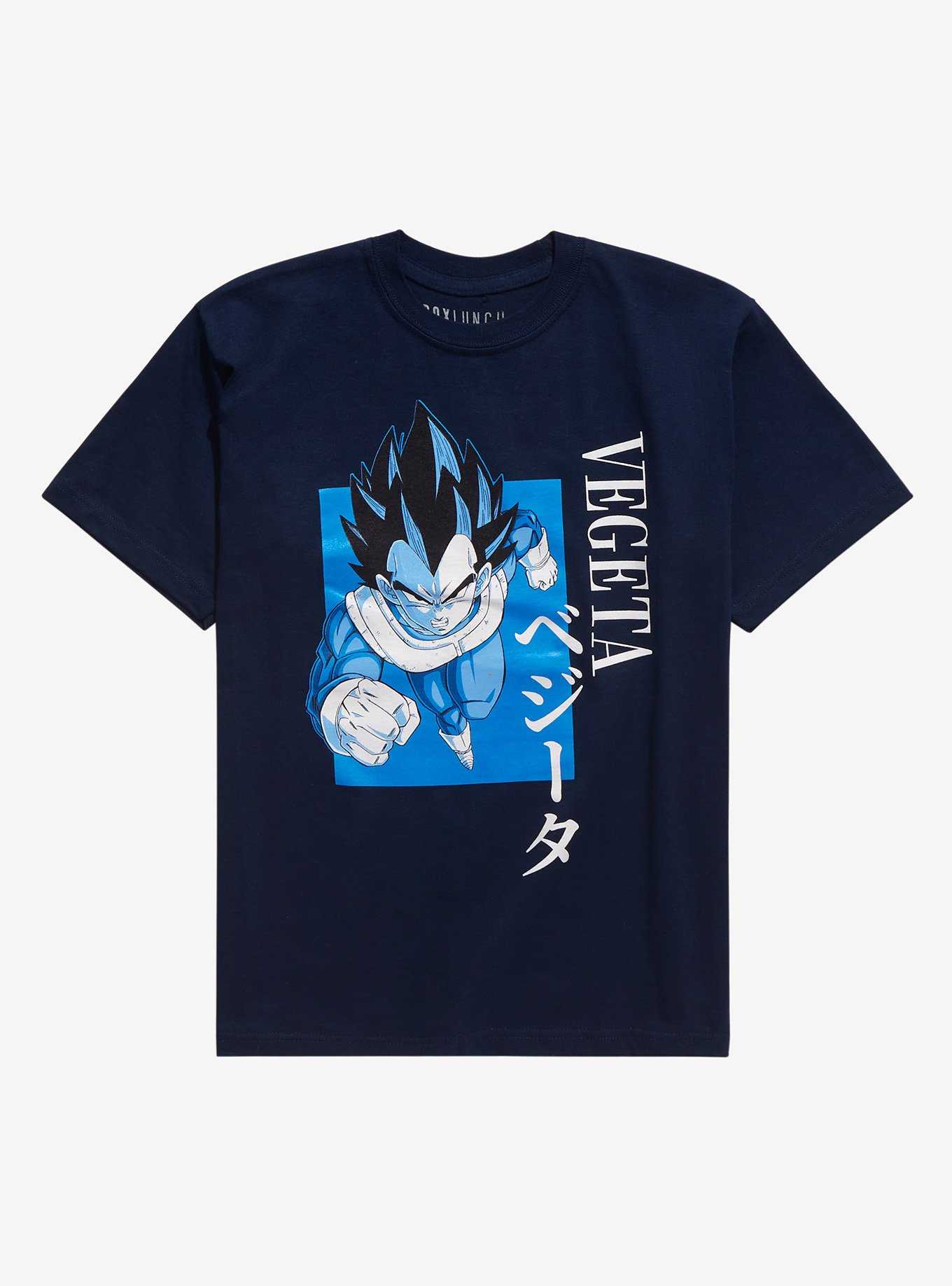 Dragon Ball Z Vegeta Katakana Youth T-Shirt - BoxLunch Exclusive, , hi-res