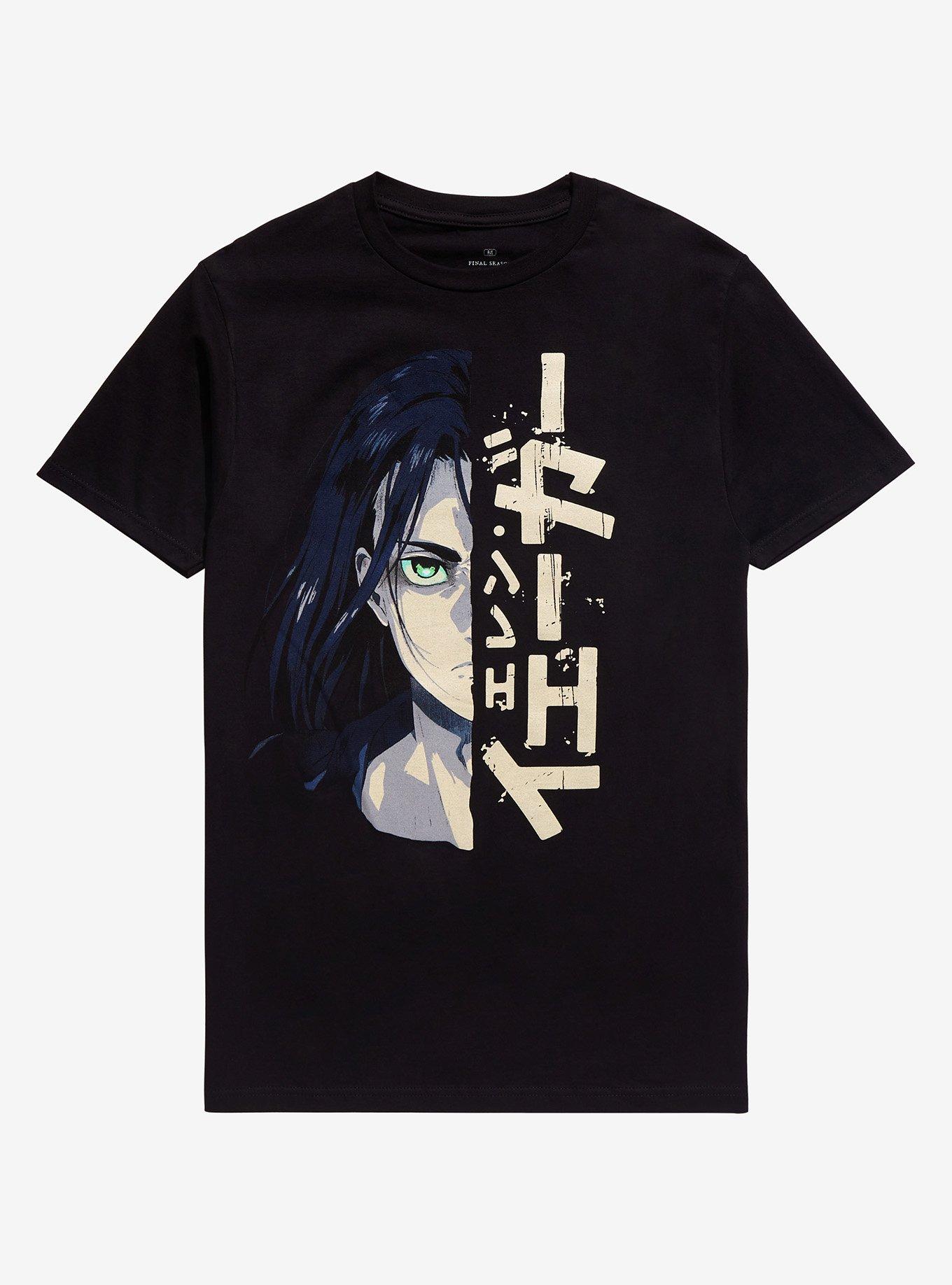 Attack On Titan Final Season Eren Split T Shirt Hot Topic