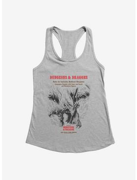 Dungeons & Dragons White Box Dragon and Flames Girls Tank, HEATHER, hi-res