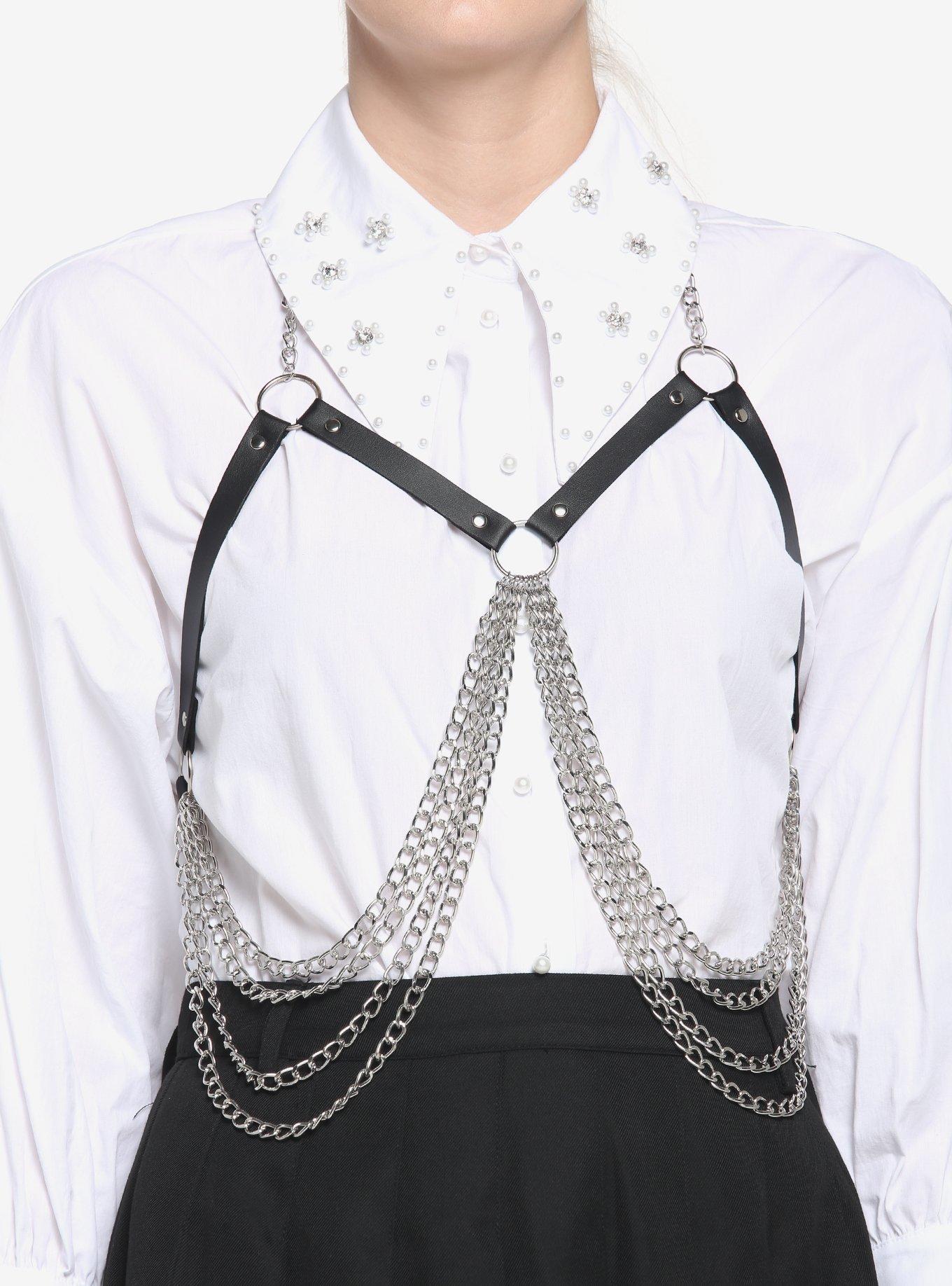 Multi Chain Bra Harness, , hi-res