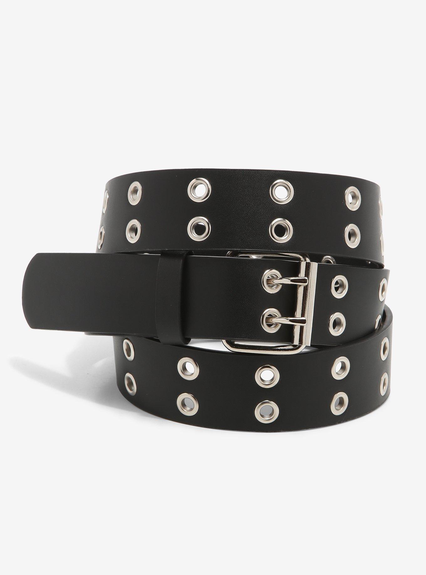 Black Grommet Belt Plus Size | Hot Topic