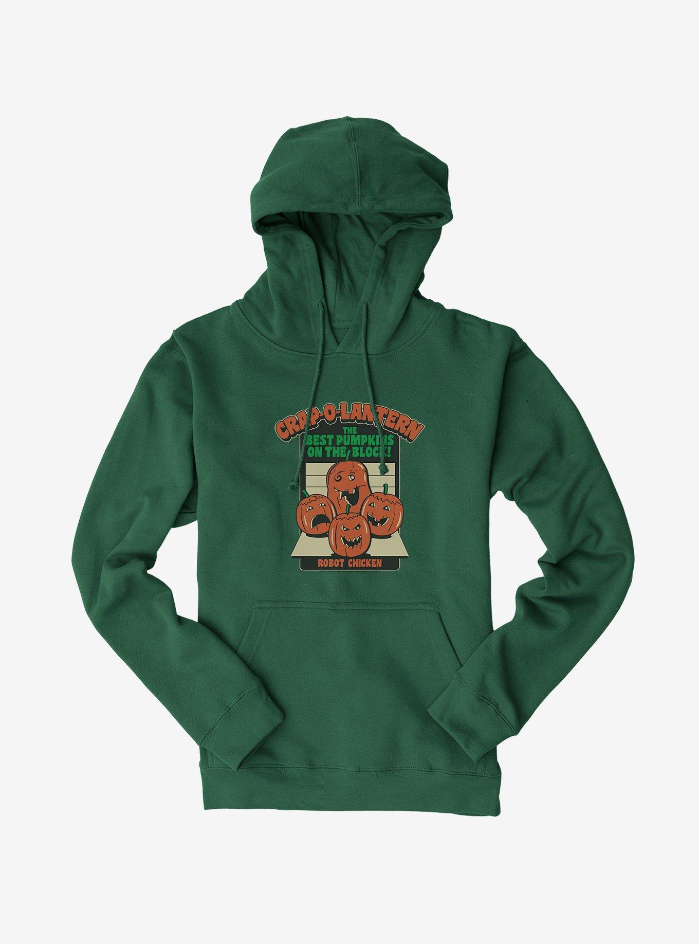 Robot Chicken Best Pumpkin Hoodie, FOREST, hi-res