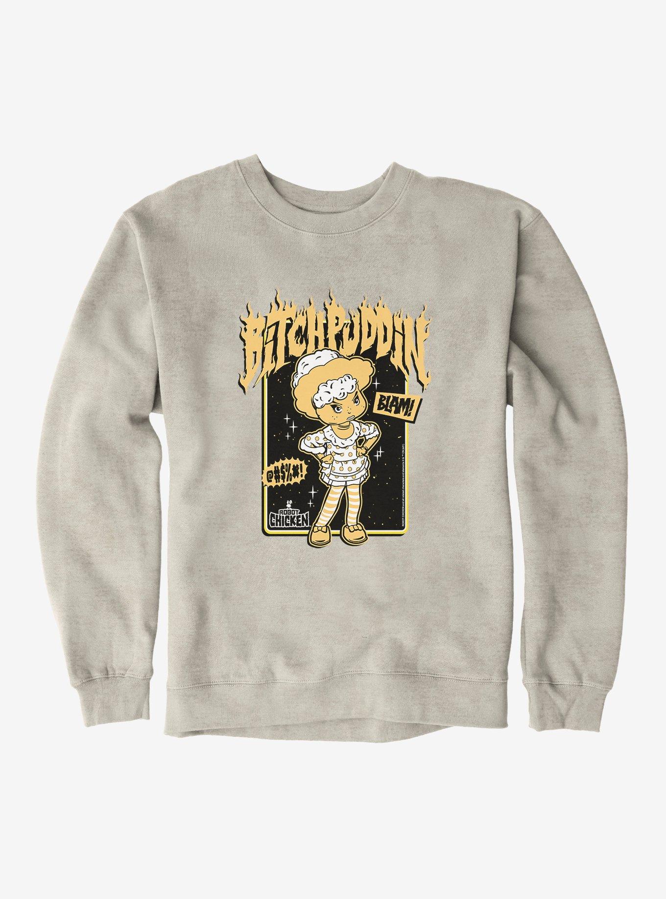 Robot Chicken Puddin Sweatshirt, , hi-res