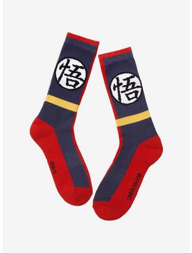 Dragon Ball Z Goku Shoes Crew Socks, , hi-res