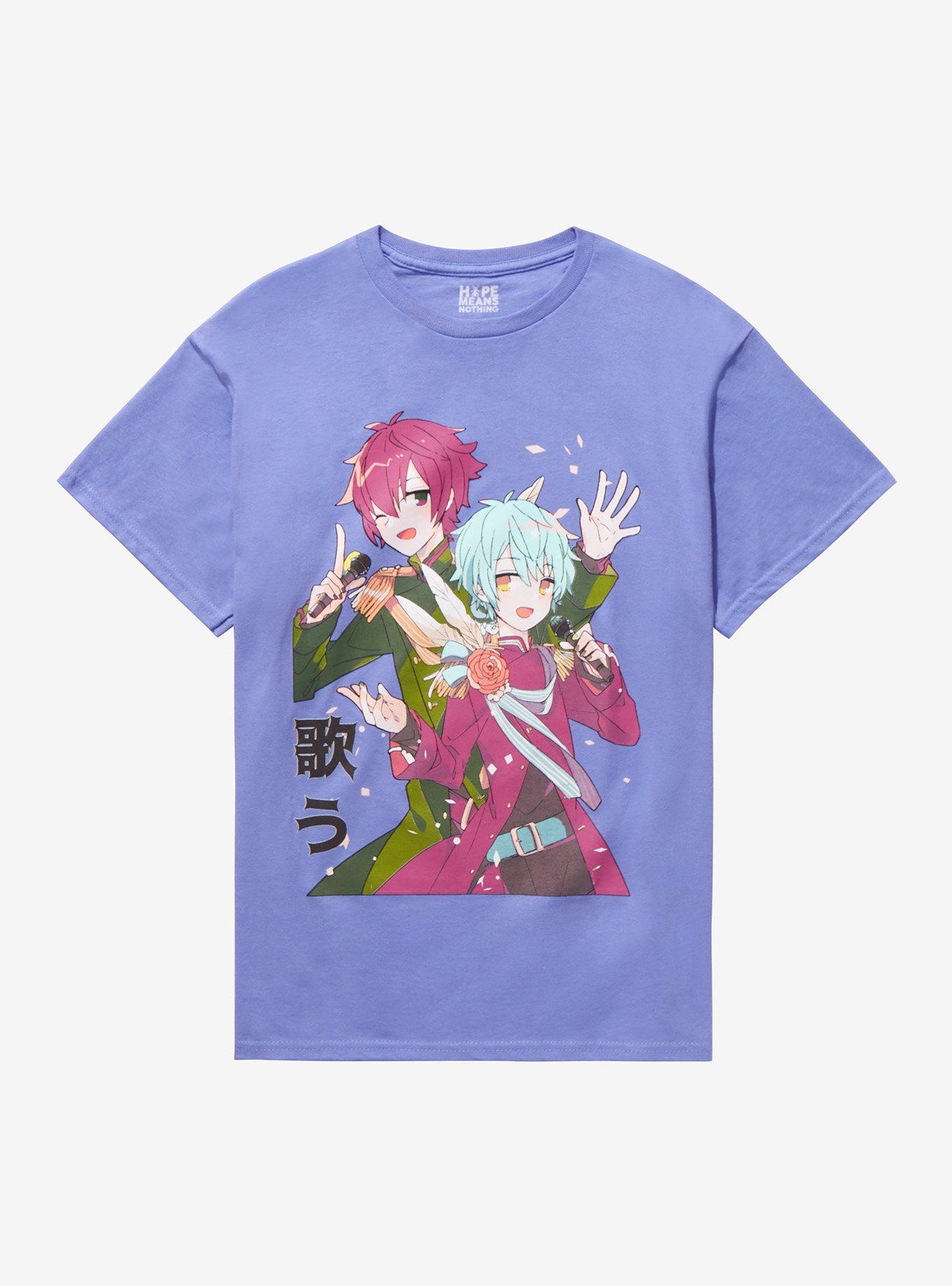 Anime Boys Duo Boyfriend Fit Girls T-Shirt, MULTI, hi-res