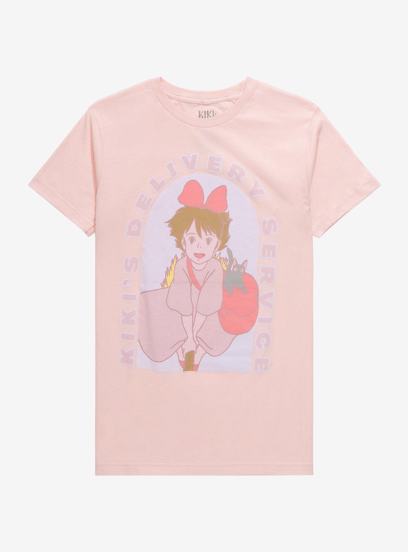 Studio Ghibli Kiki's Delivery Service Kiki Pastel Girls T-Shirt, MULTI, hi-res