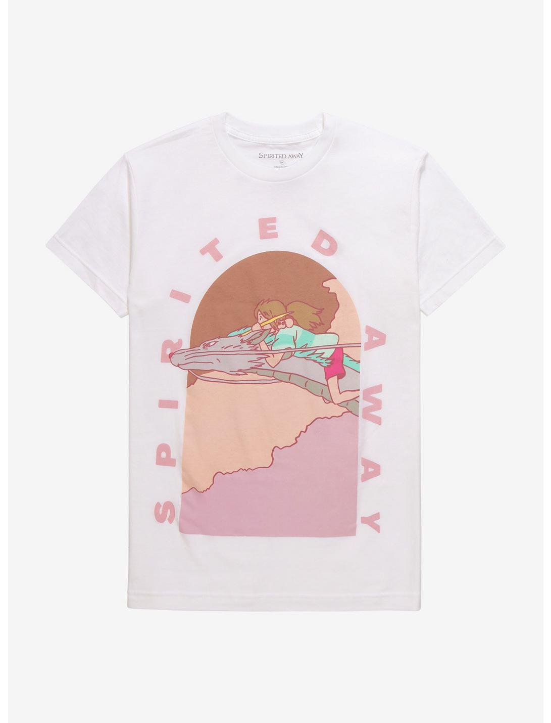 Studio Ghibli Spirited Away Chihiro & Haku Pastel Girls T-Shirt, MULTI, hi-res