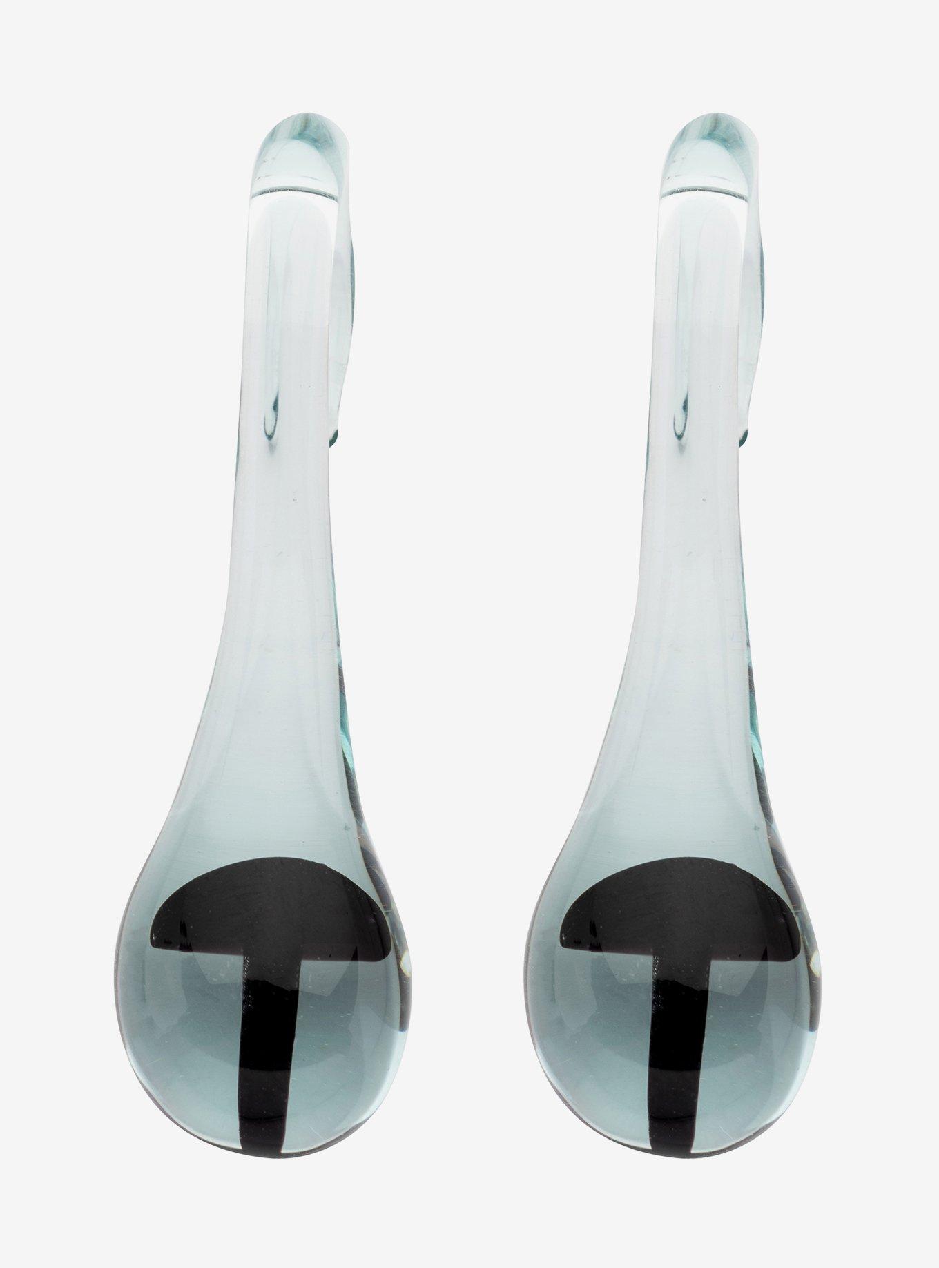 Glass Mushroom Hanger Taper Plug 2 Pack, CLEAR, hi-res