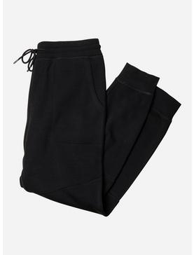 Black Core Fleece Jogger Pants, , hi-res