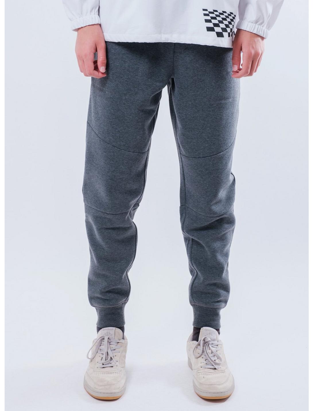 Charcoal Fleece Jogger Pants, GREY, hi-res